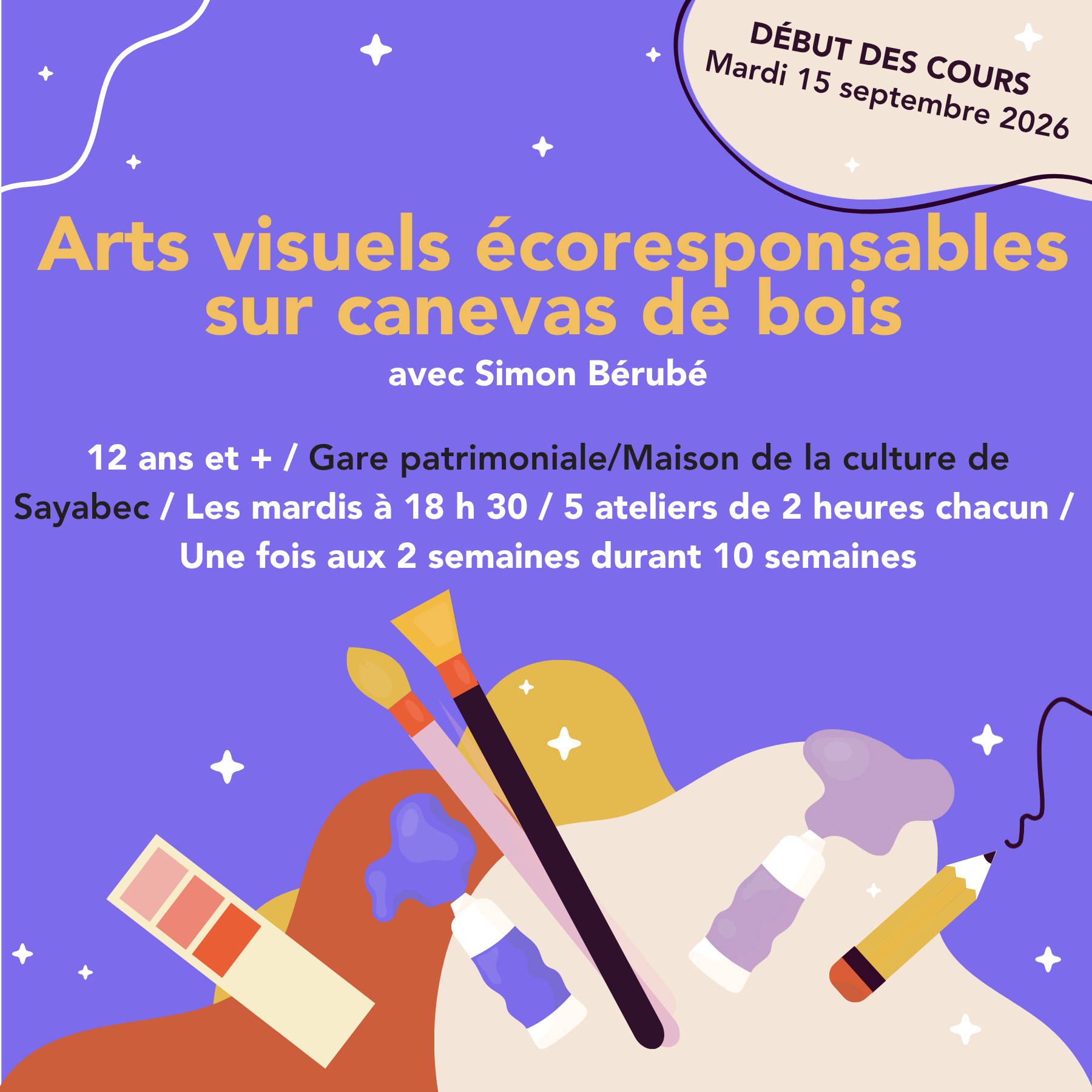 Arts visuels écoresponsables sur bois Simon Bérubé Offre Arts visuels écoresponsables sur bois Simon Bérubé
