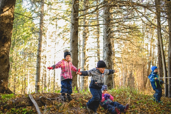 Grandir en nature : période d'inscription pour les services de garde éducatifs