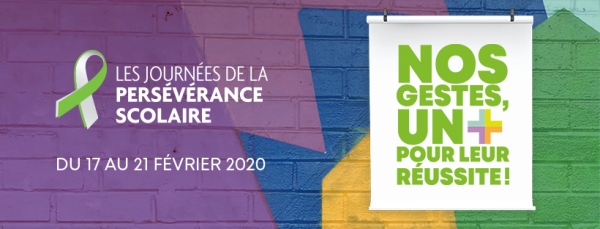 Lancement des Journées de la persévérance scolaire, édition 2020! 