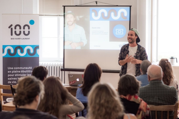 David Côté communique sa passion entrepreneuriale et son ambition d’aider la planète