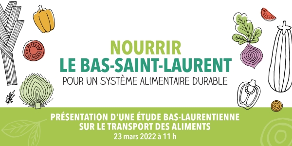 Présentation d'une étude bas-laurentienne sur le transport des aliments 