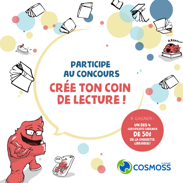 Participe au concours crée ton coin lecture et découvre les outils téléchargeables en ligne du projet «Tu lis avec moi?» 