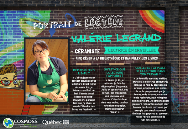 Notre portrait de lecteur de la semaine-Valérie Legrand, céramiste et lectrice émerveillée