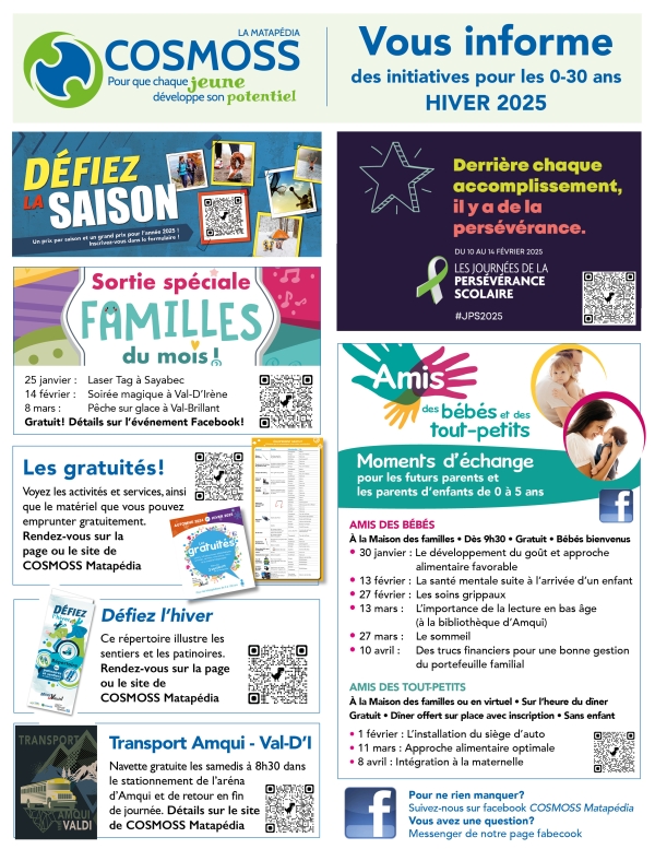 Édition Hiver 2025 : disponible!