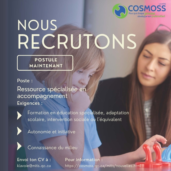 Ton talent au service des jeunes de La Mitis!