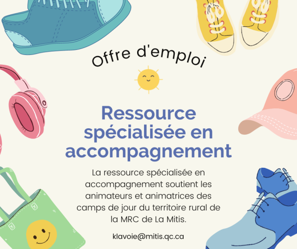 Offre d'emploi : Ressource spécialisée en accompagement