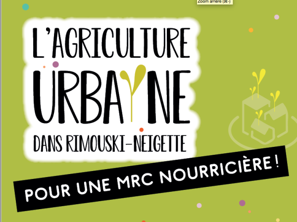 Participez à l'élaboration du Plan d’agriculture urbaine de la MRC Rimouski-Neigette