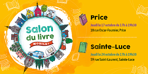 Le Salon du livre mobile s'installe à Price et Sainte-Luce!