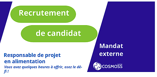 Mandat externe : Responsable de projet en alimentation