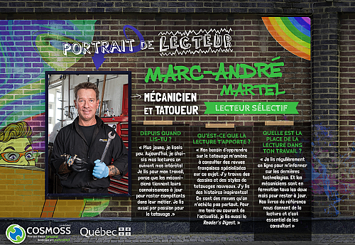 Notre portrait de lecteur de la semaine-Marc-André Martel, mécanicien, tatoueur et lecteur sélectif